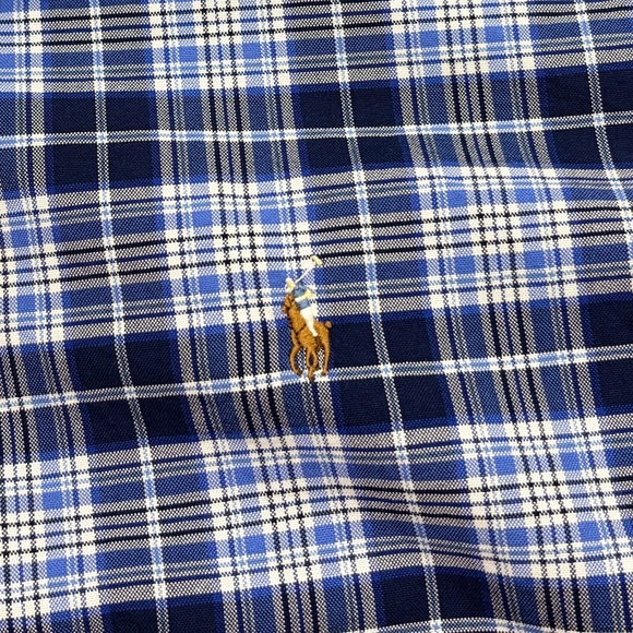 Ralph Lauren Men’s Oxford Plaid Button Down Shirt - Picture 3 of 10